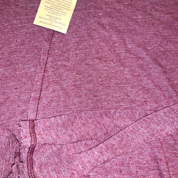 Project Social T wearever long sleeve tee red M nwt! - Picture 3 of 3